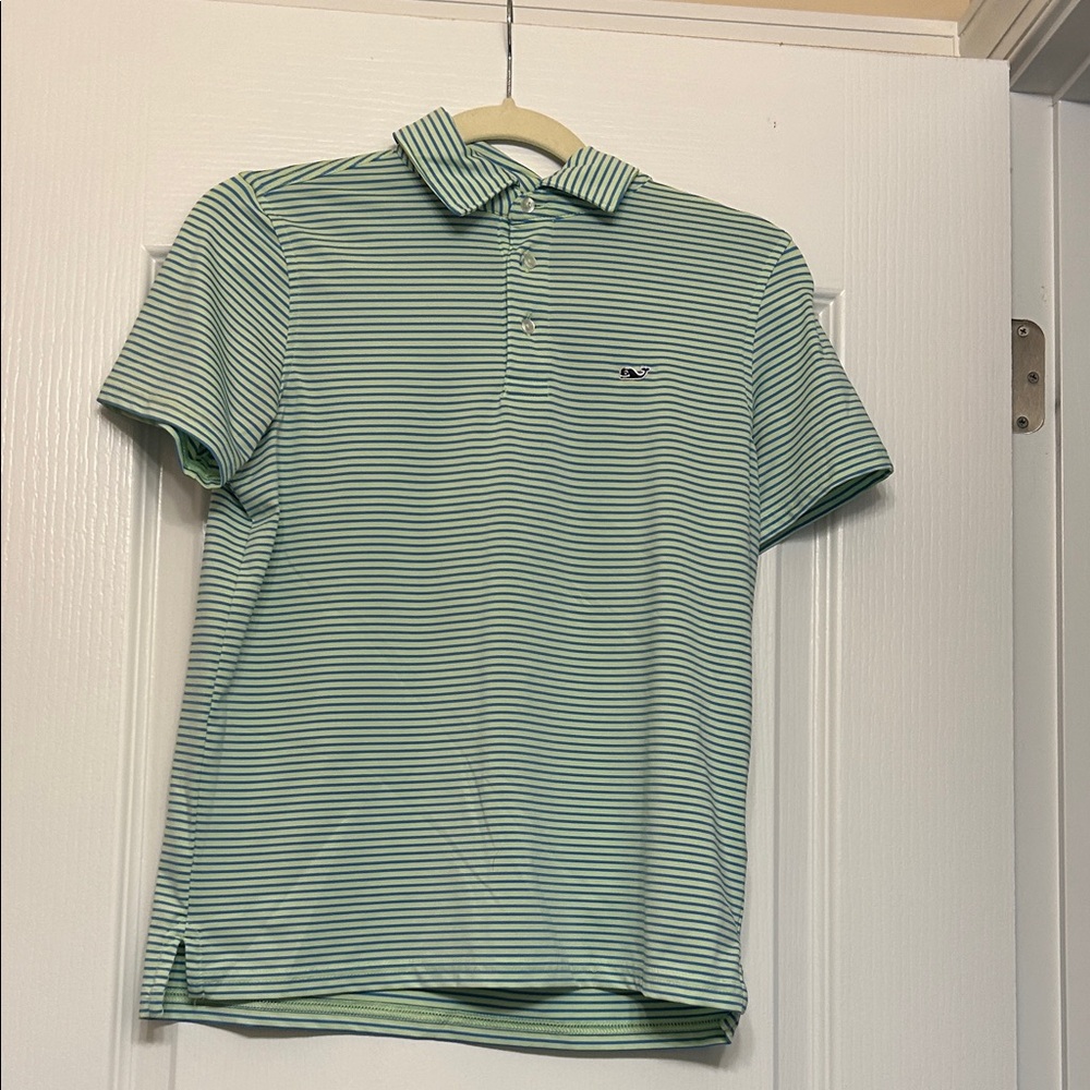 Vineyard Vines Boys' St. Jean Stripe Sankaty Performance Polo